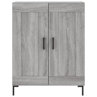 Credenza Grigio Sonoma 69,5x34x180 cm in Legno Multistrato 3189963