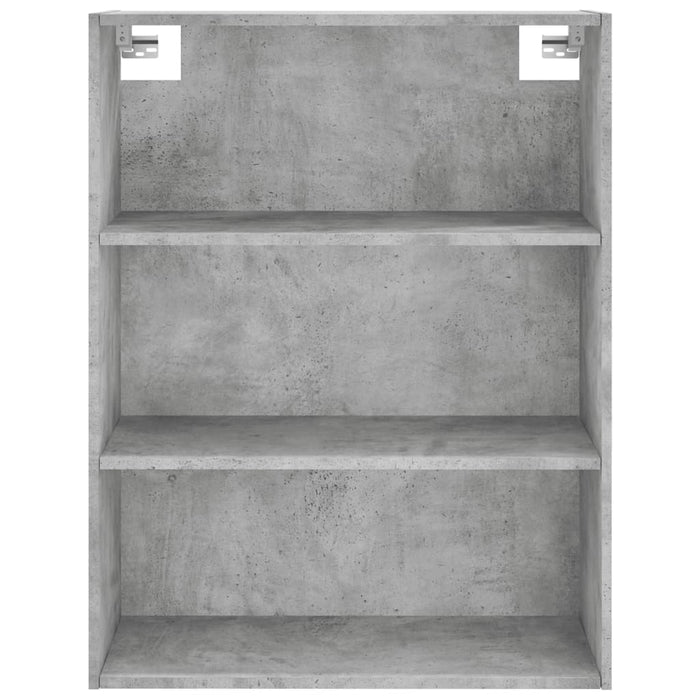 Credenza Grigio Cemento 69,5x34x180 cm in Legno Multistrato 3189969