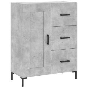 Credenza Grigio Cemento 69,5x34x180 cm in Legno Multistrato 3190025