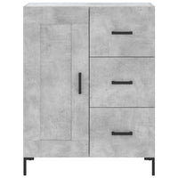 Credenza Grigio Cemento 69,5x34x180 cm in Legno Multistrato 3190025