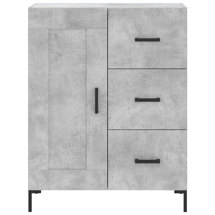 Credenza Grigio Cemento 69,5x34x180 cm in Legno Multistrato 3190025