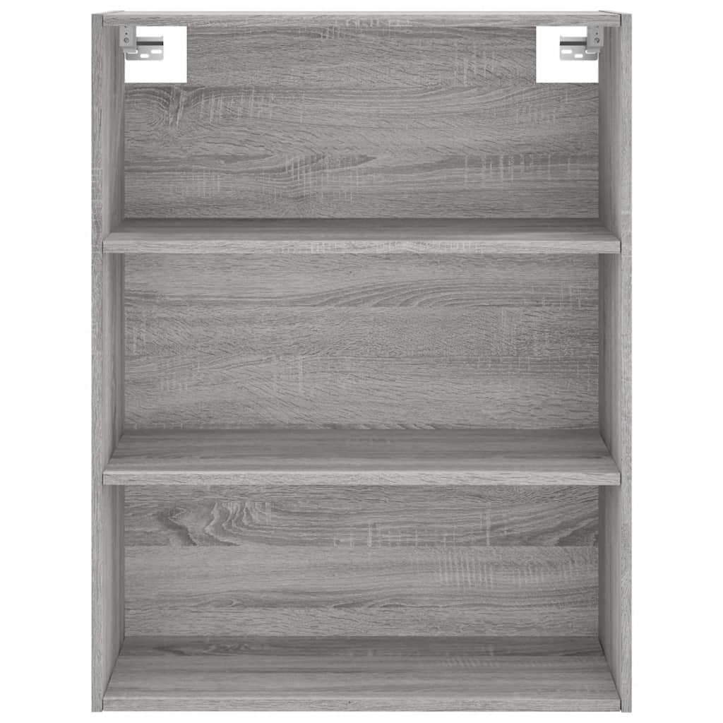 Credenza Grigio Sonoma 69,5x34x180 cm in Legno Multistrato 3190035