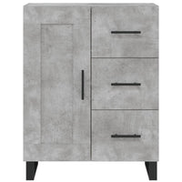 Credenza Grigio Cemento 69,5x34x180 cm in Legno Multistrato 3190049