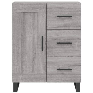 Credenza Grigio Sonoma 69,5x34x180 cm in Legno Multistrato 3190051