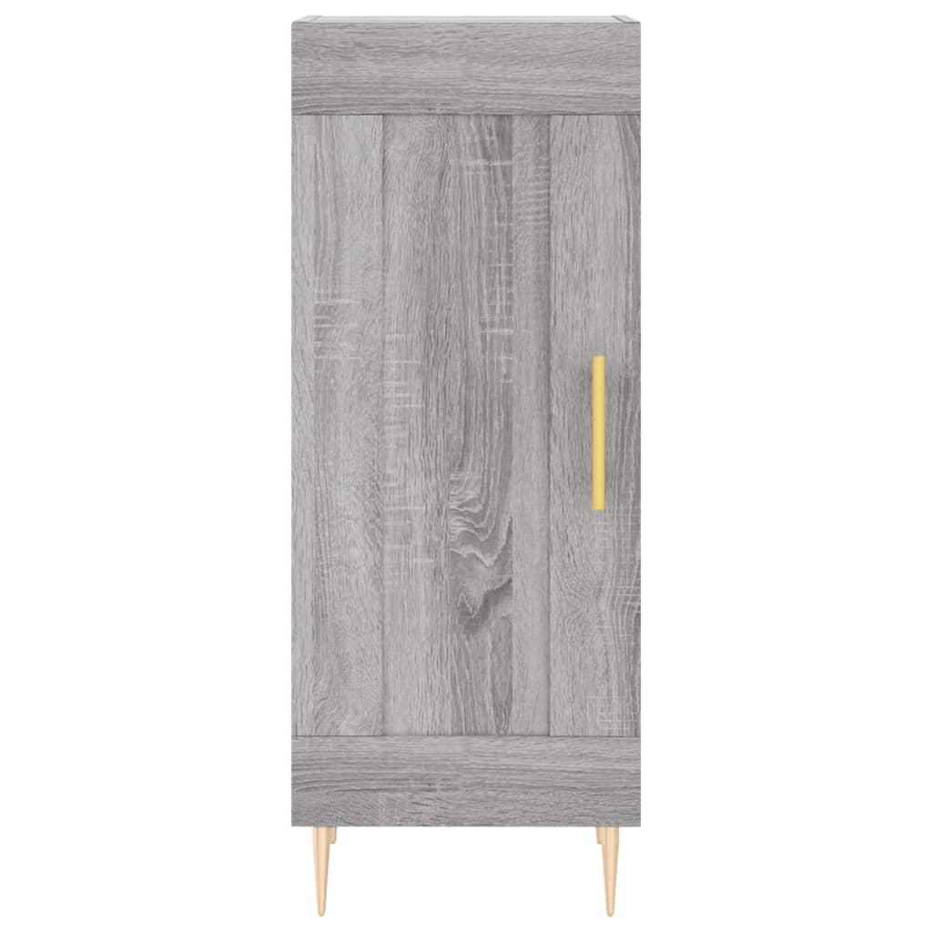 Credenza Grigio Sonoma 34,5x34x180 cm in Legno Multistrato 3190075