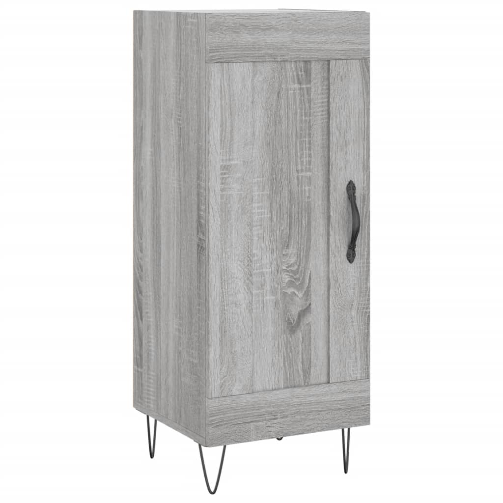 Credenza Grigio Sonoma 34,5x34x180 cm in Legno Multistrato 3190083