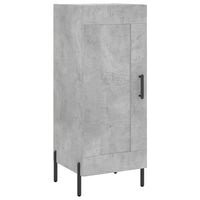 Credenza Grigio Cemento 34,5x34x180 cm in Legno Multistrato 3190097