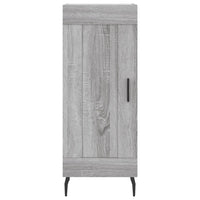 Credenza Grigio Sonoma 34,5x34x180 cm in Legno Multistrato 3190107