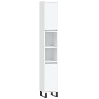 Set Mobili da Bagno 3 pz Bianco in Legno Multistrato 3190229