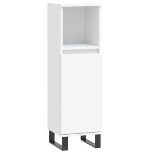 Set Mobili da Bagno 3 pz Bianco in Legno Multistrato 3190229