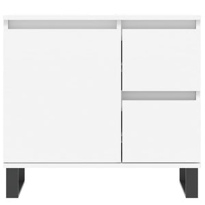 Set Mobili da Bagno 3 pz Bianco in Legno Multistrato 3190229