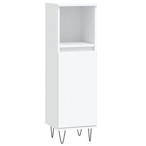 Set Mobili da Bagno 3 pz Bianco in Legno Multistrato 3190275