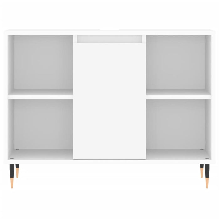 Set Mobili da Bagno 3 pz Bianco in Legno Multistrato 3190291