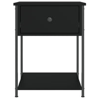 Comodino Nero 44x45x58 cm in Legno Multistrato 825843