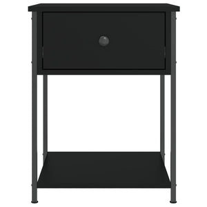 Comodino Nero 44x45x58 cm in Legno Multistrato 825843