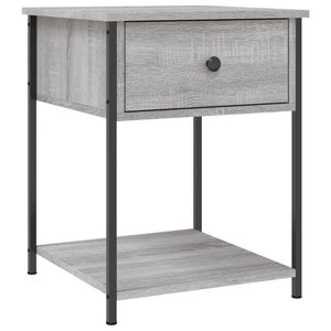 Comodini 2 pz Grigio Sonoma 44x45x58 cm in Legno Multistrato 825850