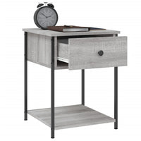 Comodini 2 pz Grigio Sonoma 44x45x58 cm in Legno Multistrato 825850