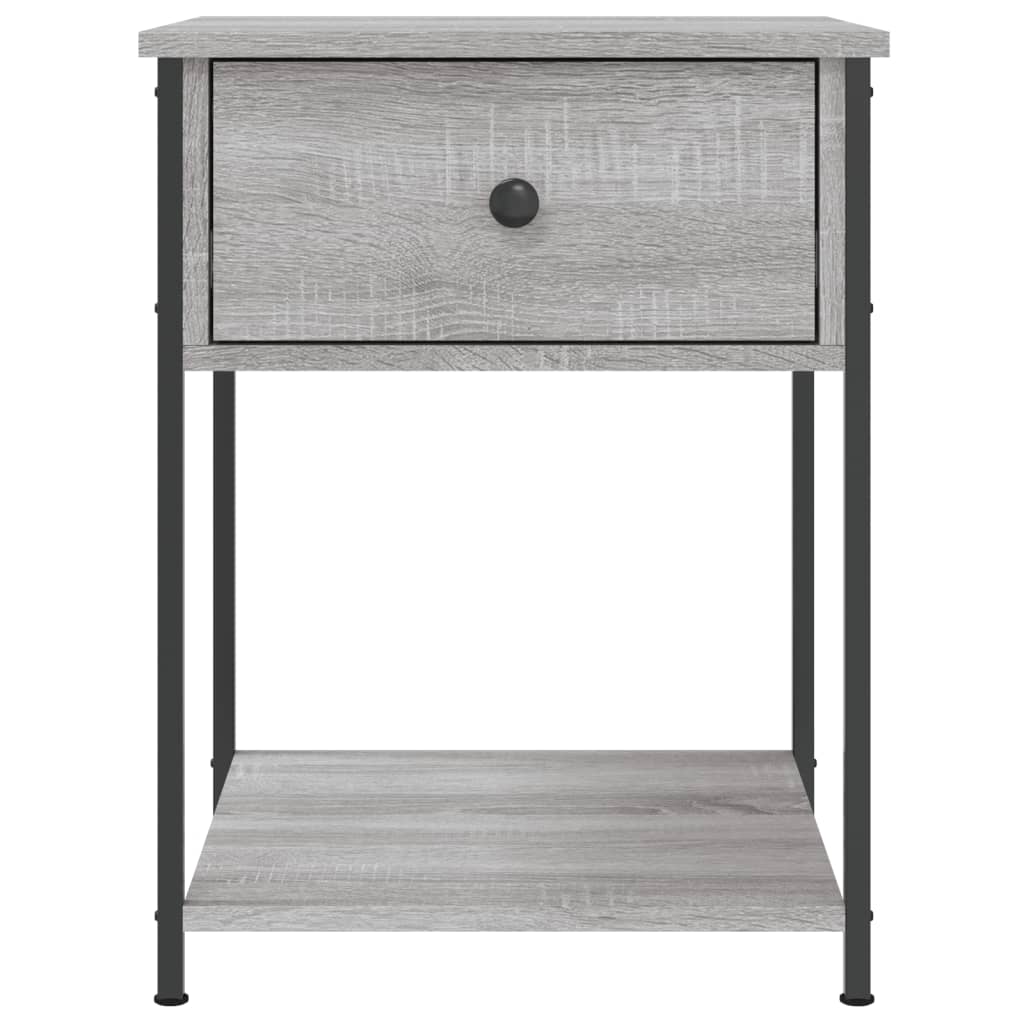 Comodini 2 pz Grigio Sonoma 44x45x58 cm in Legno Multistrato 825850