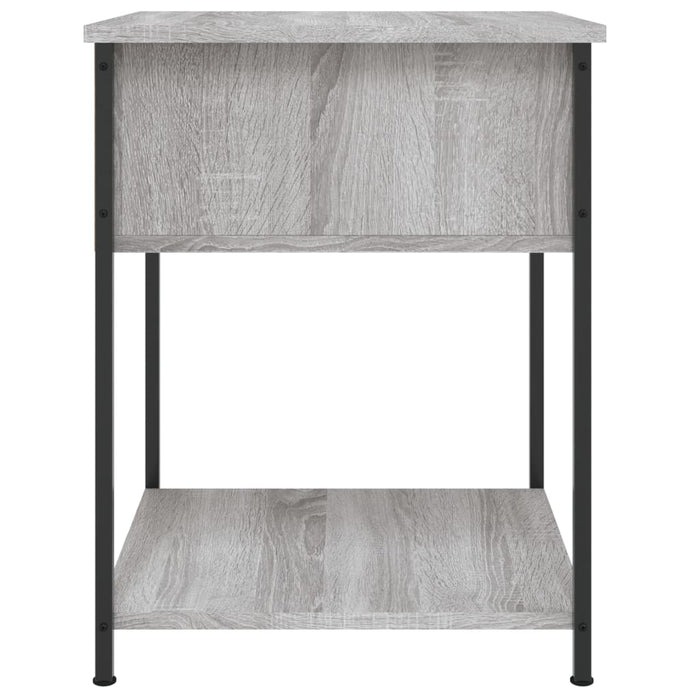 Comodini 2 pz Grigio Sonoma 44x45x58 cm in Legno Multistrato 825850