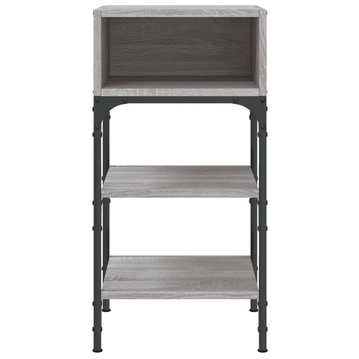 Comodini 2 pz Grigio Sonoma 35x34,5x70 cm in Legno Multistrato 825890