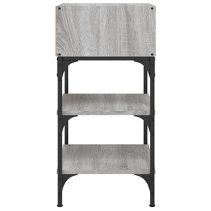 Comodini 2 pz Grigio Sonoma 35x34,5x70 cm in Legno Multistrato 825890