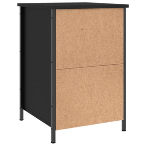 Comodini 2 pz Neri 40x42x60 cm in Legno Multistrato 825904