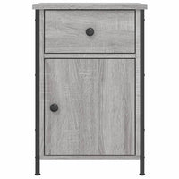 Comodino Grigio Sonoma 40x42x60 cm in Legno Multistrato 825909