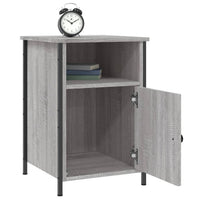 Comodini 2 pz Grigio Sonoma 40x42x60 cm in Legno Multistrato 825920