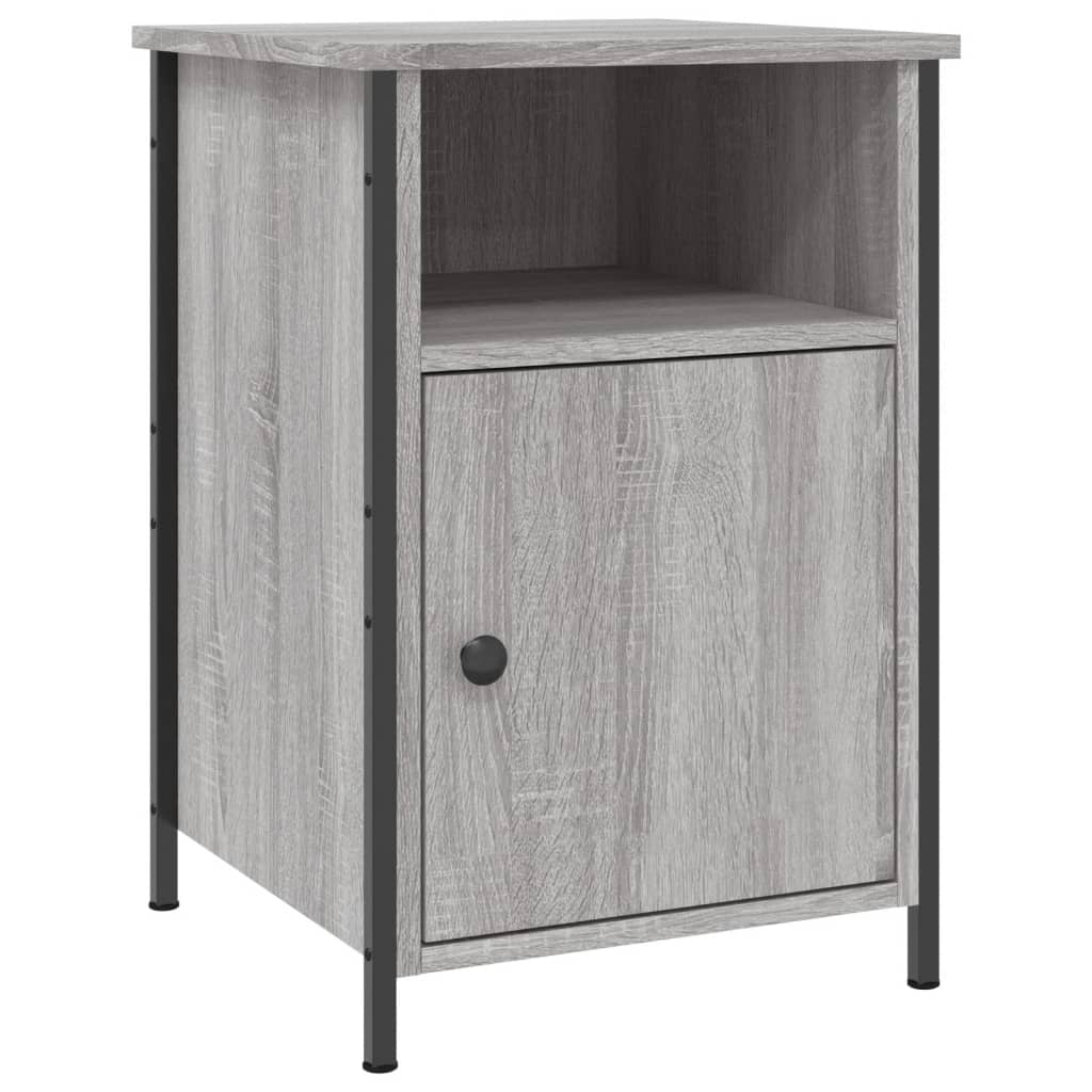 Comodini 2 pz Grigio Sonoma 40x42x60 cm in Legno Multistrato 825920