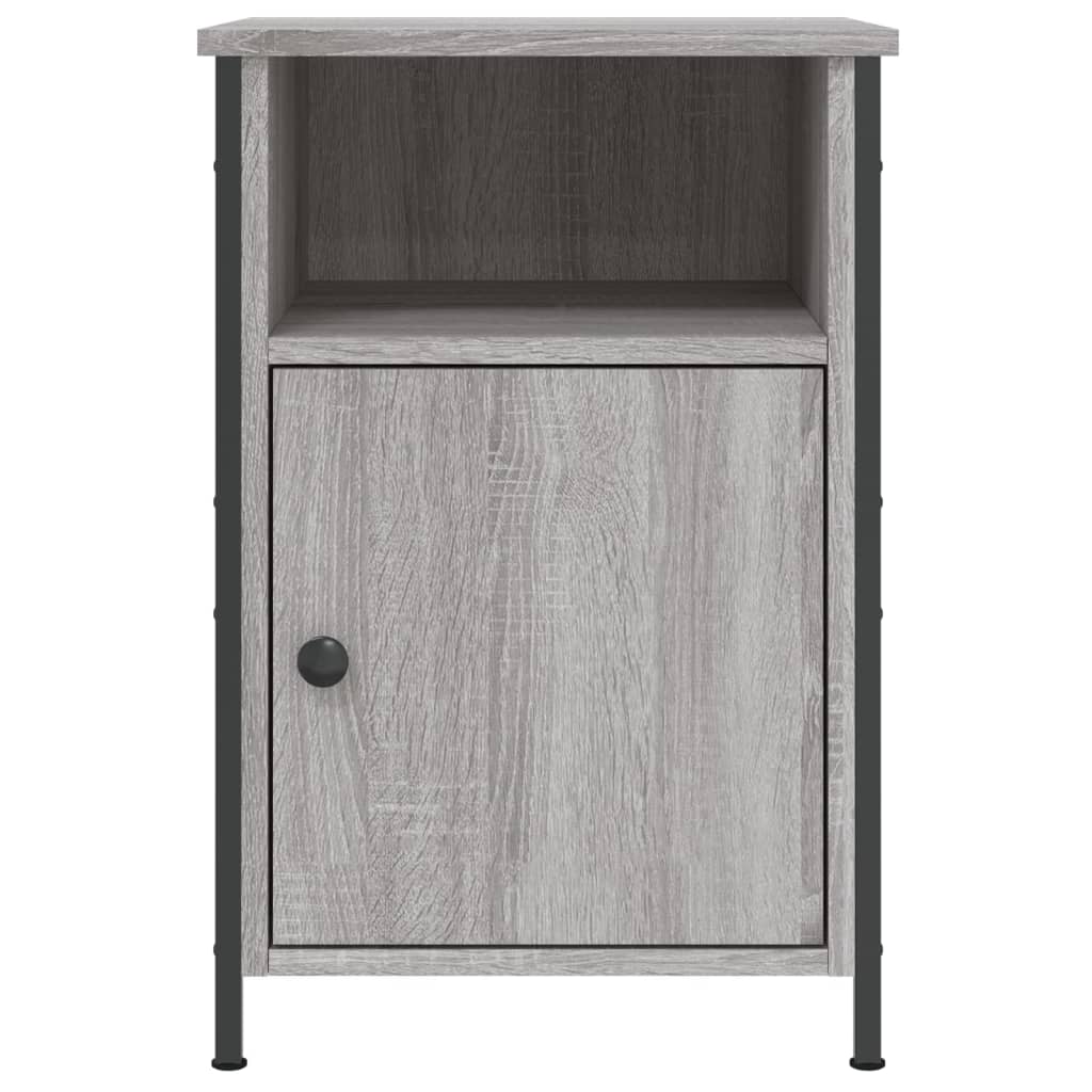 Comodini 2 pz Grigio Sonoma 40x42x60 cm in Legno Multistrato 825920