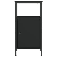 Comodini 2 pz Neri 41x31x80 cm in Legno Multistrato 825924