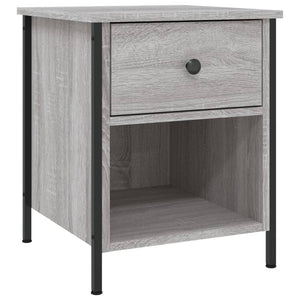 Comodino Grigio Sonoma 40x42x50 cm in Legno Multistratocod mxl 126304