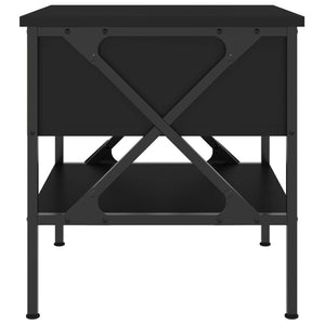 Comodino Nero 40x42x45 cm in Legno Multistrato 825953