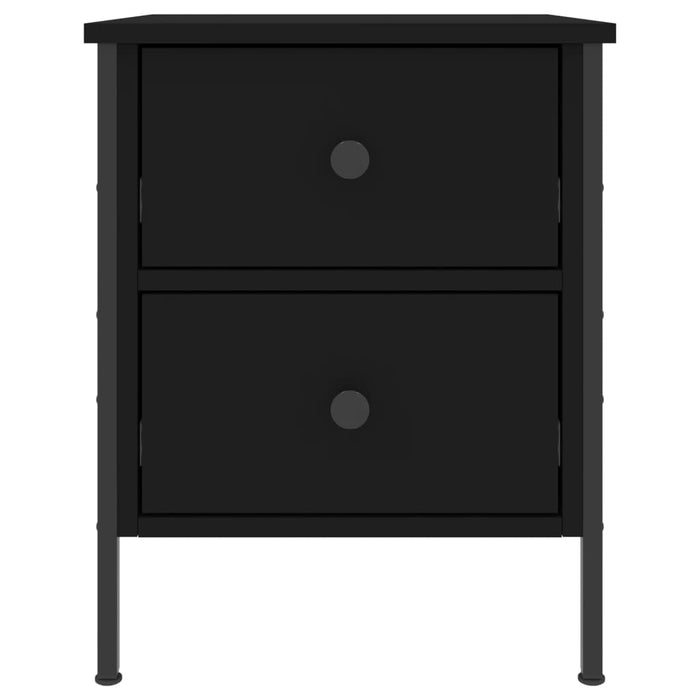 Comodino Nero 40x42x50 cm in Legno Multistrato 825983