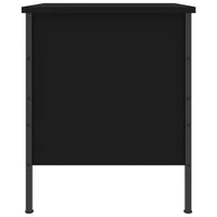 Comodino Nero 40x42x50 cm in Legno Multistrato 825983