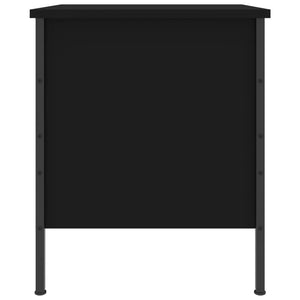 Comodino Nero 40x42x50 cm in Legno Multistrato 825983