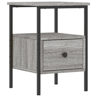 Comodini 2pz Grigio Sonoma 34x36x50 cm in Legno Multistratocod mxl 105952