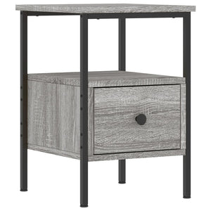 Comodini 2pz Grigio Sonoma 34x36x50 cm in Legno Multistratocod mxl 105952