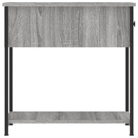 Comodino Grigio Sonoma 30x60x60 cm in Legno Multistrato 826059