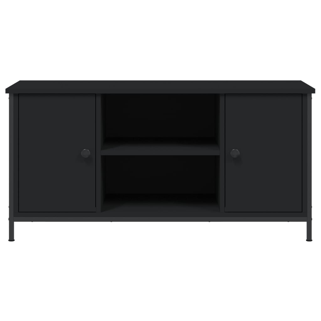 Mobile Porta TV Nero 100x40x50 cm in Legno Multistrato 832763