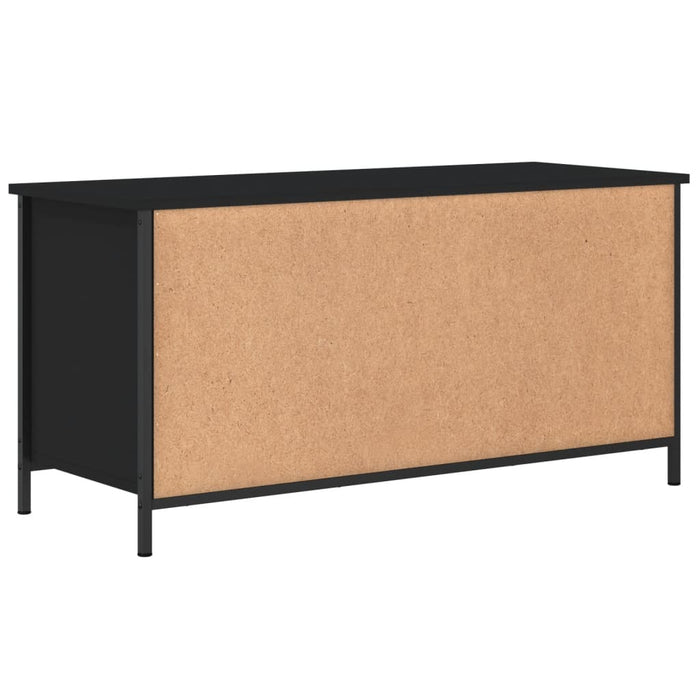 Mobile Porta TV Nero 100x40x50 cm in Legno Multistrato 832763