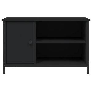 Mobile Porta TV Nero 80x40x50 cm in Legno Multistrato 832768