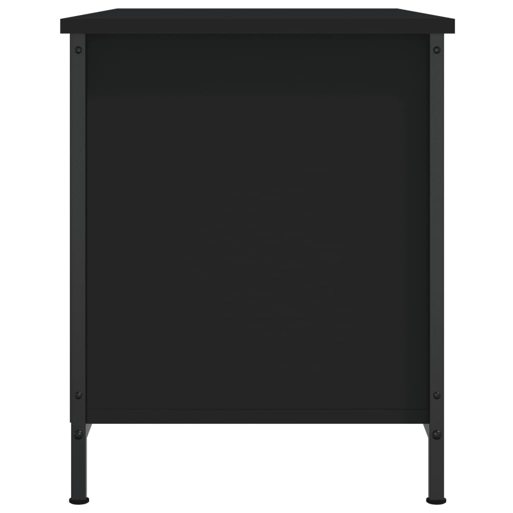 Mobile Porta TV Nero 80x40x50 cm in Legno Multistrato 832768