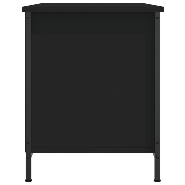 Mobile Porta TV Nero 80x40x50 cm in Legno Multistrato 832768