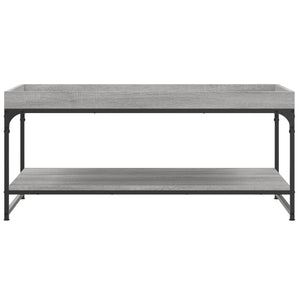 Tavolino da Salotto Grigio Sonoma 100x49x45cm Legno Multistrato 832806