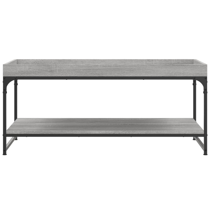 Tavolino da Salotto Grigio Sonoma 100x49x45cm Legno Multistrato 832806