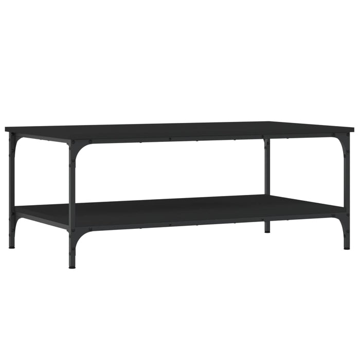 Tavolino da Salotto Nero 100x55x40 cm in Legno Multistrato 832833