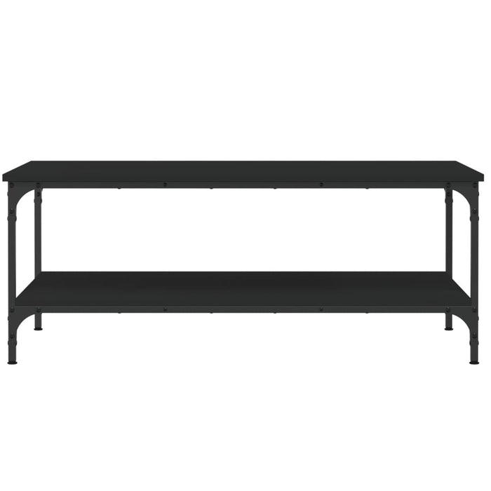 Tavolino da Salotto Nero 100x55x40 cm in Legno Multistrato 832833