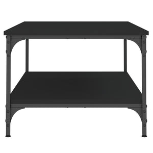 Tavolino da Salotto Nero 100x55x40 cm in Legno Multistrato 832833