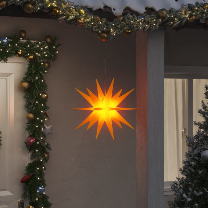 Illuminazioni Stella Moravia con LED 3pz Pieghevoli Gialle 43cm 3190440